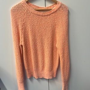 Slight neon orange top Free People